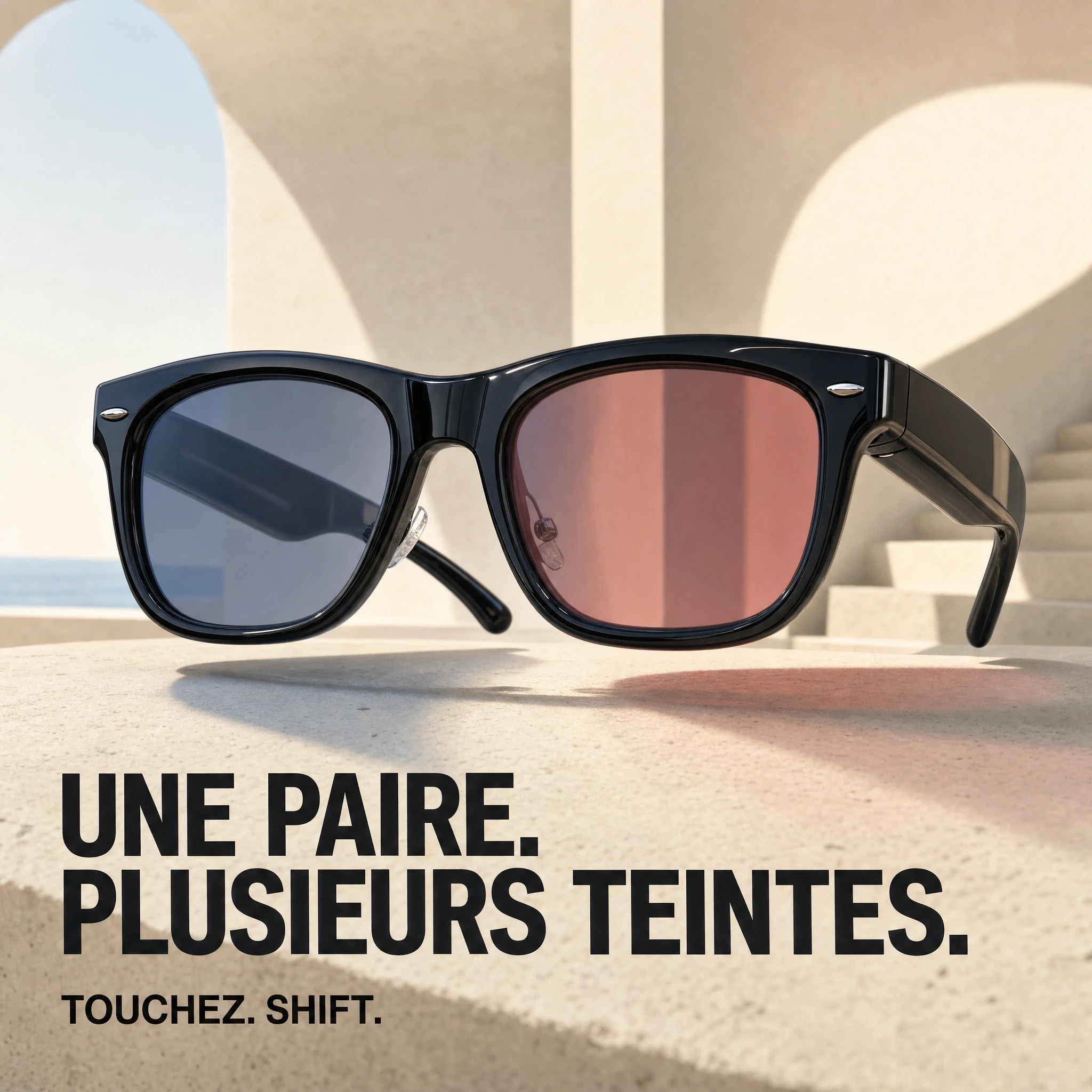 Move Shift — Lunettes intelligentes à teinte adaptative